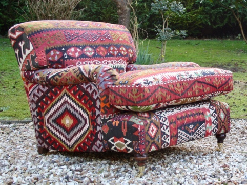 Turkish Kilim Lansdown Chair